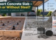 Carport concrete slab without steel mesh using ArmoTec structural macrofibres as concrete reinforcement